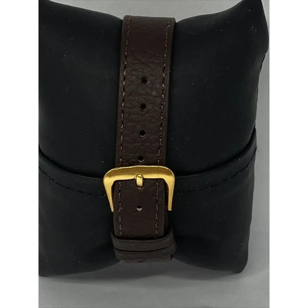 Kate Spade New York 0586 Women's Brown Leather Silver Analog Dial Watch XX572